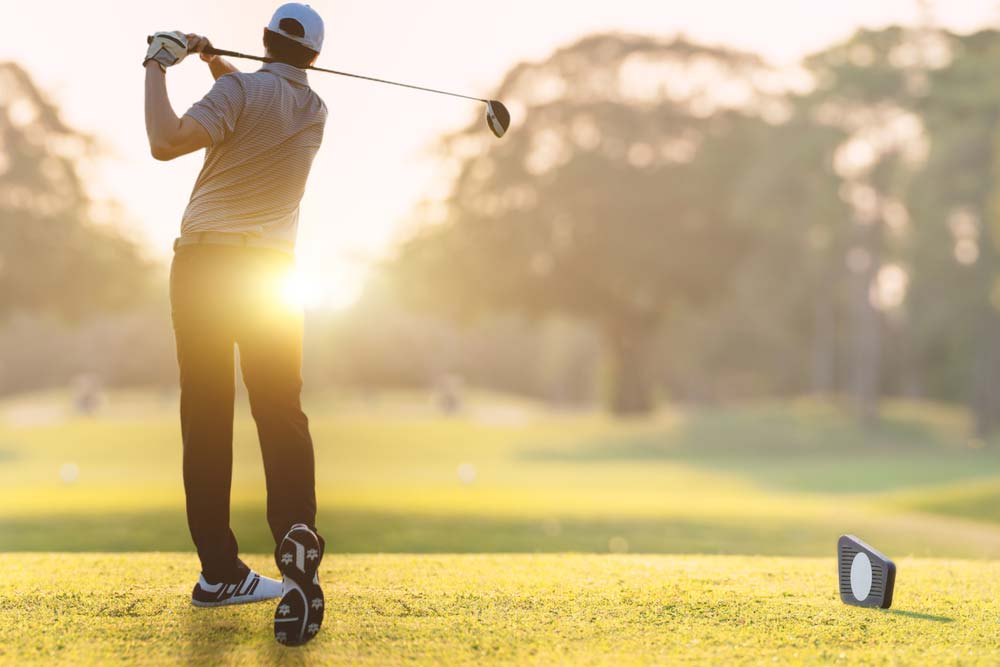 Golfing